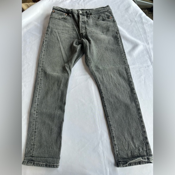 Levi's Premium Women’s Charcoal 501S Skinny Jeans Size W31 L28 - Picture 1 of 11